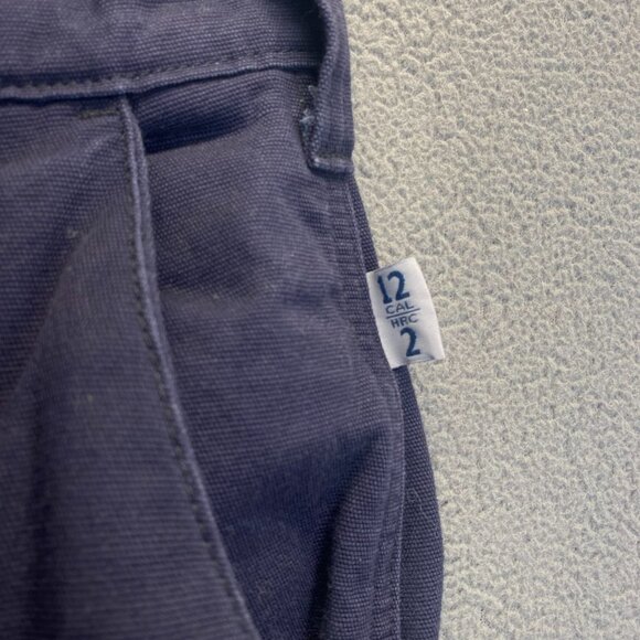 Tyndale FR Mens Carpenter Pants 42X32 Navy Blue Fire Resistance Pocket Workwear - Picture 9 of 11